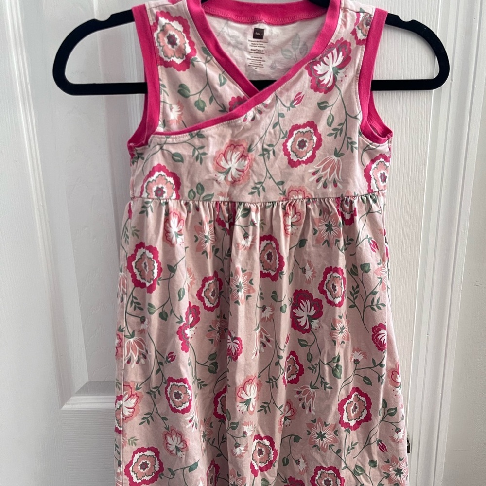 Tea Collection Italy Via Sannio Wrap Neck Dress Size 8 Girls